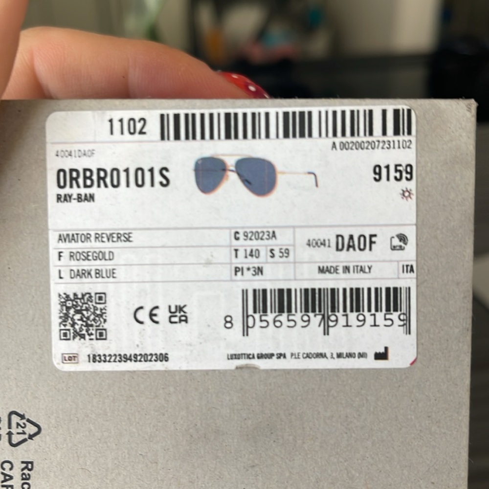 Ray Ban Reverse Sunglasses RBR0101S - Picture 7 of 9